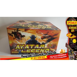 Kembang Api Cake LANTERN Avatar Legend 88s 1,2" [Mix Fan]
